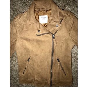 A&F Tan Suede Jacket